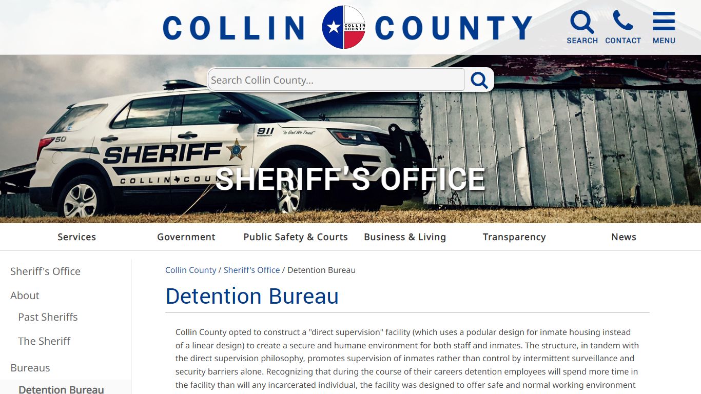 Sheriff's Office Detention Bureau - Collin County